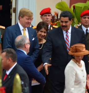 Willem Alexander en Maxima in Venezuela