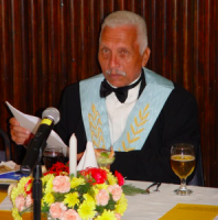 Dhr. Hendrik Schotte - voorzitter Freemasons Curaçao