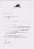 De vermeende brief van Helmin Wiels aan formateur Glenn Camelia m.b.t kandidaat-minsters, lijkt gedateerd op van 24 april 2013