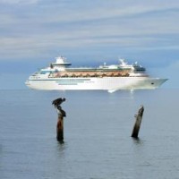 Cruiseschip van Royal Caribbean Cruiseline