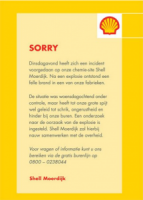 'Sorry' Excuses Shell na brand Moerdijk