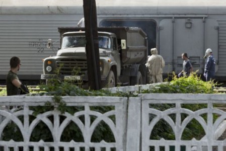 De trein vertrok dinsdagochtend vanuit Donetsk - Foto |  ANP