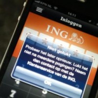 ING kampt met storing in mobiel- en internetbankieren