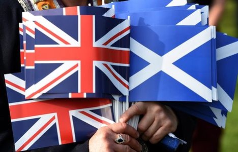 Union Jack+Schotse vlag