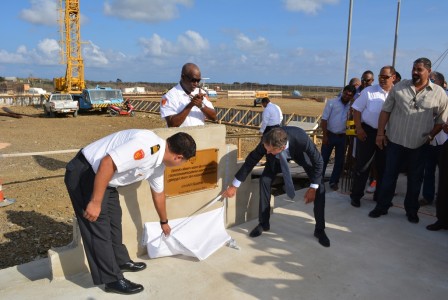 Officiële eerste steenlegging brandweerkazerne - Foto |  Extra Bonaire 