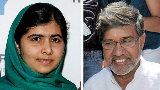Malala Yousafzai en Kailash Satyarthi hebben de prestigieuze Nobelprijs gewonnen | EPA .