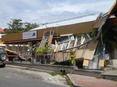 Vernielde restaurant Blue Fin bij het Atlantis Casino in Cupecoy - Foto |  Today/Hilbert Haar