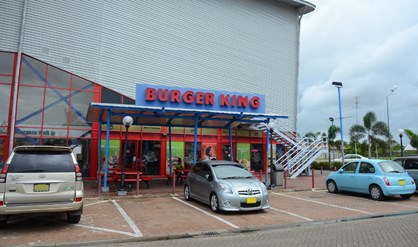 Laatste Burger King in Suriname