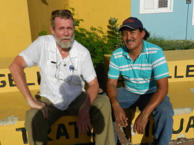 Michiel Bijkerk en Luis Rodriguez Gamarro foto: Belkis Osepa