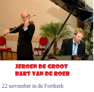 violist Jeroen de Groot en pianist Bart van de Roer
