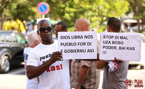 MFK-manifestant Jorge 'Palu Djo' Sulbaran 