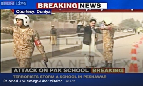 Attack on school in Peshawar