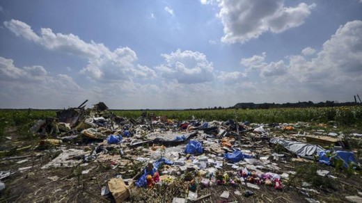 brokstukken MH17