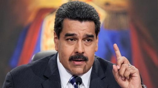 De president van Venezuela Nicolás Maduro.