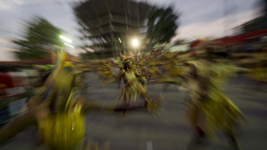 Dansers die carnaval in Port-au-Prince vieren | Foto EPA