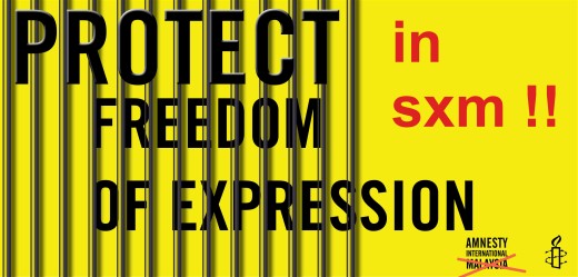 Freedom of Expression - Sint Maarten - Free Judith Roumou 20150630
