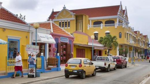 Winkelstraat op Bonaire | Foto ©ANP