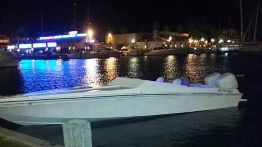 De vermiste go-fast speedboot | Persbureau Curacao/NOS 