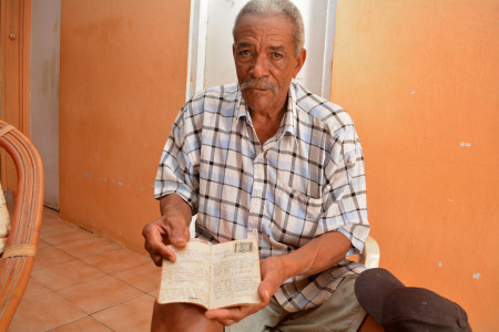 Tirso Virginie weigert te betalen als erfgenaam van de vrijgemaakte slaven van Malpais | Foto: Foto Persbureau Curacao