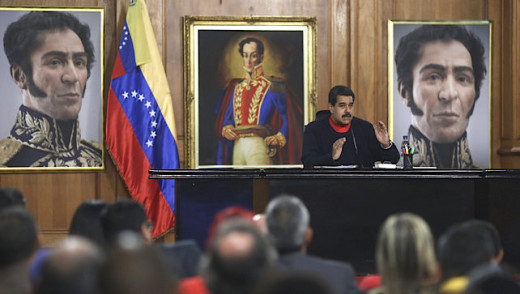 De Venezolaanse president Nicolas Maduro. ©REUTERS