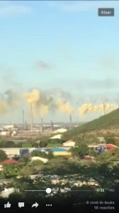 raffinaderij isla PDVSA gele uitstoot