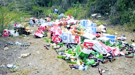 De eigenaar van het bedrijfsafval stelde vandaag al op de hoogte te zijn gesteld van de illegale dump