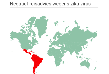 Zika virus-negatief reisadvies