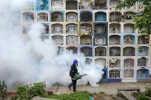 Bestrijding van muggen in Lima naar aanleiding van het zika-virus. © AFP 