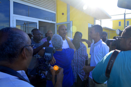 Vriendin Burney Fonseca ook aangehouden | Foto Persbureau Curacao