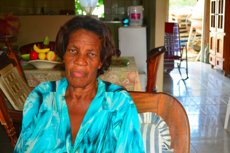 Ilse Navarro herinnert zich de verhalen van haar grootmoeder over de plantage Malpais  Foto Persbureau Curacao