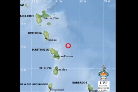 Aardbevingen in oostelijke Caribische Zee