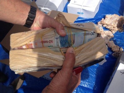 Miljoenensmokkel in kiprollades bewijst opnieuw enorme omvang drugshandel - foto: Openbaar Ministerie Aruba