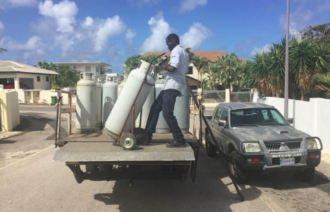 Gasfles Bonaire  | Persbureau Curacao