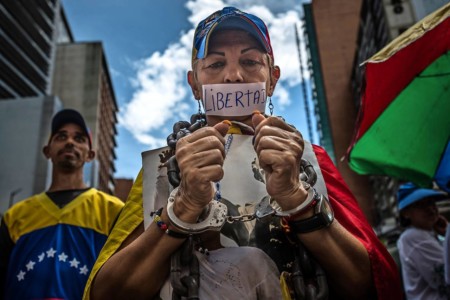 Venezuela-protest-honegr vrijheid