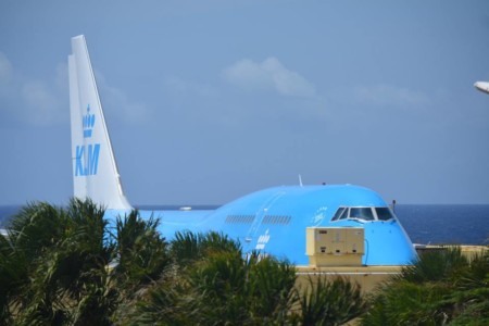 KLM biedt op Curaçao nog geen wifi aan