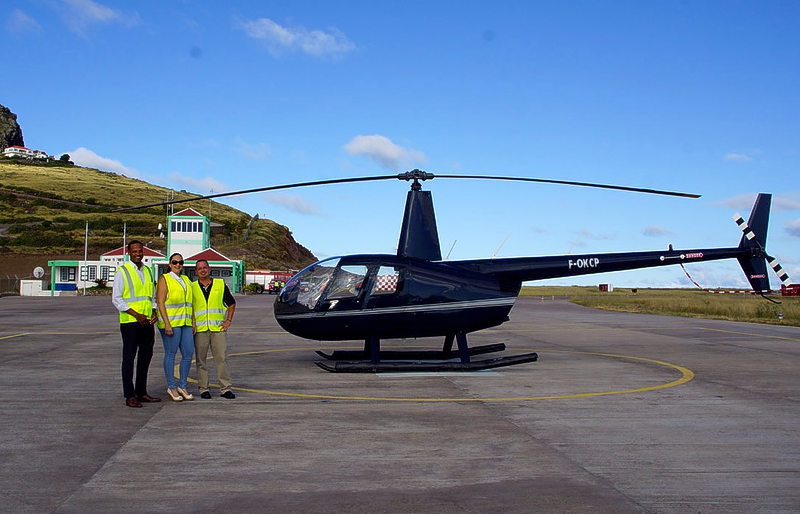 Corail Helicopteres Caribbean on Saba | Daily Herald