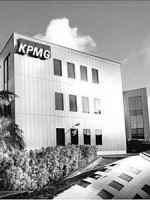 Het gebouw van KPMG. FOTO ARCHIEF