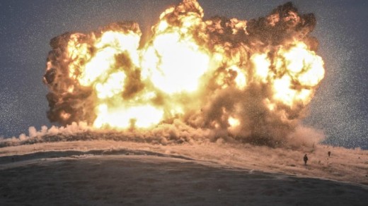 Het is onwaarschijnlijk dat de IS-strijders de aanval hebben overleefd Foto | AFP .