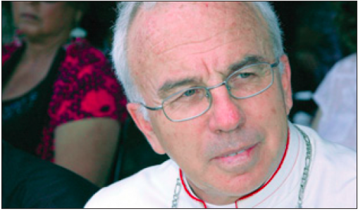 Monseigneur Luis Secco stuurde Pastoor Simon Wilson gedwongen op studieverlof | Foto Antilliaans Dagblad