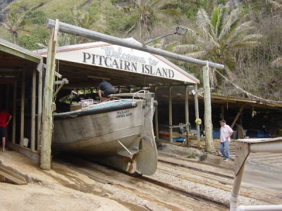 Pitcairn, the remote island where the Bounty mutineers hid from the British Navy for thirty years, and where 41 of their descendents still live.