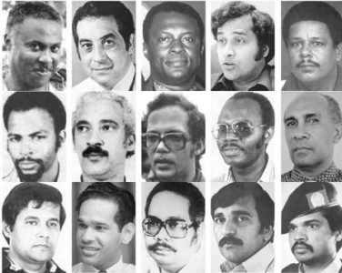 De 15 slachtoffers van de decembermoorden
