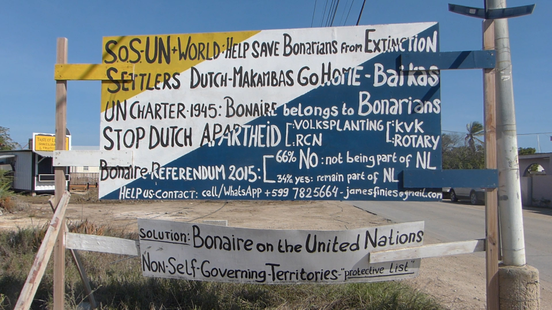 NTR | Bonaire tien jaar een gemeente van Nederland: een decennium van protesten